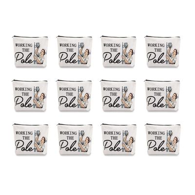 12pcs Nurses Week Gifts Bulk 2025 Nurses Day Gifts Bulk,ICU ER RN Gifts for Nurses Appreciation Graduation Nurse Makeup Bag,Nurse Gifts for Women Nurse Accessories for Work Shopping,Travel