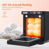 5L Hot Towel Warmer Cabinet for Facials Massage, Esthetician Towel Heating Cabinet Black, Aluminum Chamber,Professional Mini Hot Cabinet for Home Spa, Esthetician, Salon Beauty, Spa Barbershop view 2