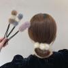 2Pcs Hair Bun Maker Hair Bun Shaper French Twist Hair Bun Makers Ponytail Buns Shaper Bun Holder Hair Styling Accessories for Women Girls(Gray+Beige) view 3