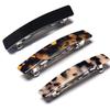 Fsmiling Hair Barrettes for Women French Hair Barrette Clip Small Acetate Hair Clips Barrette No Slip Hair Accessories 3-Pack view 1