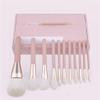 XMKJCHA Smokey Peach 12pcs Makeup Set Brushes Blush Brushes Eyeshadow Brushes Portable Full Set Of Makeup Brushes (Multicolor,one size) view 4