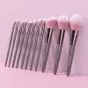 XMKJCHA 11 pieces of makeup brush, full set of handle powder brush, eye shadow brush view 3