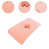FashionCha Salon Massage Table Towel, Absorbent Towel, Reusable Washable Face Pillow Towel with Hole for Massage Bed, SPA, Orange view 2