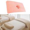 FashionCha Salon Massage Table Towel, Absorbent Towel, Reusable Washable Face Pillow Towel with Hole for Massage Bed, SPA, Orange view 3