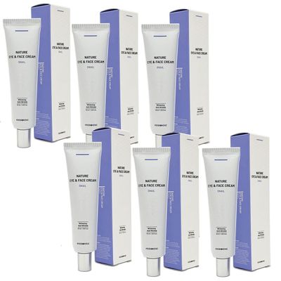 3W Clinic Foodaholic Nature Snail Eye & Face Cream 40ml x 6EA/ANTI-AGING,WRINKLE/Korea-Beauty/Korea Made