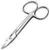 YNR German Stainless Steel Nail Scissors Cutting & Trimming Toenail Scissor Anti-Slip Serrated Blade for Men & Women Manicure & Pedicure Shares for Thick Nails & Cuticle with Pouch view 1