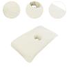 FashionCha Salon Massage Table Towel, Absorbent Towel, Reusable Washable Face Pillow Towel with Hole for Massage Bed, SPA, Beige view 2