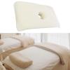 FashionCha Salon Massage Table Towel, Absorbent Towel, Reusable Washable Face Pillow Towel with Hole for Massage Bed, SPA, Beige view 3