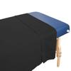 10 Pack - Tranquility Microfiber Massage Table Flat Sheet by Body Linen- Lightweight, Durable Microfiber Flat Sheets For Massage Table & Spa. Wrinkle Free, Stain-Resistant, Soft & No Pilling- Black view 1