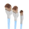 Bdellium Tools Professional Makeup Brush - Blue Double Dome Blender 3pc Brush Set view 2