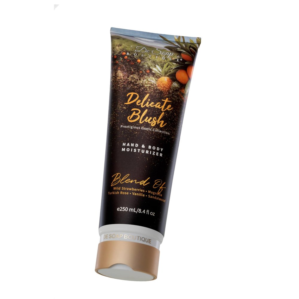 De Soap Boutique Women's Delicate Blush Hand & Body Moisturizer Enhancing A Natural Glow