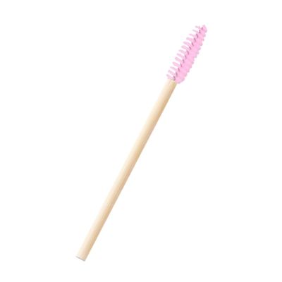 minkissy 20pcs Bamboo Eyebrow Brush Eyelash Comb Curler Makeup Tools Disposable Mini for Home Salon