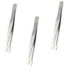DOITOOL 3pcs Stainless Steel Eyelash Tweezers for Lash Application Tweezing Non-magnetic for Craft Stamp Collecting view 1