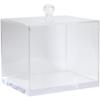 ForPro Premium Pure & Simple XL Facial Towel Acrylic Holder, Holds 50 Pure & Simple XL Facial Towels, Disposable Makeup Remover Dry Wipe Holder view 1