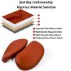 Rolling Split Seat Saddle Stool Saddle Chair Split Rolling Chair Ergonomic Split Seat Style Backrest Saddle Stool for Home, Dental, Clinic, Salon,A view 4