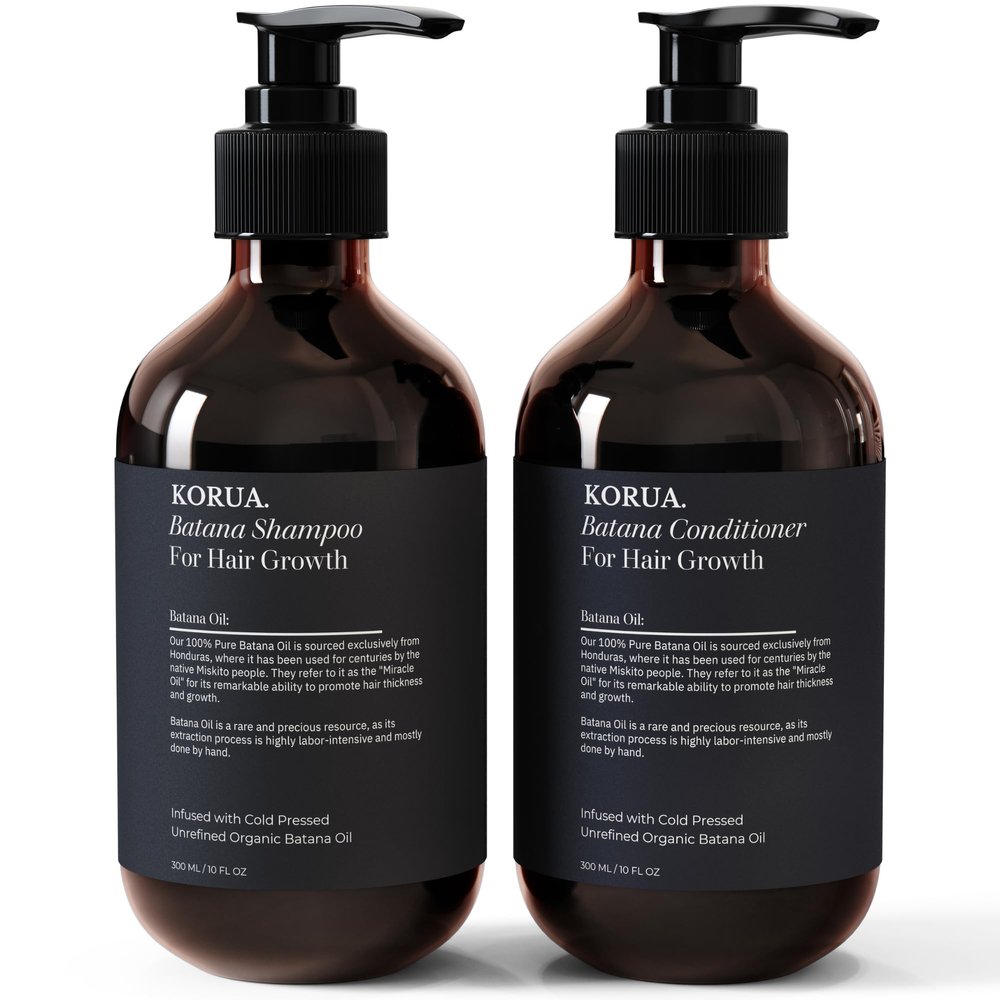 Batana Oil Shampoo and Conditioner for Hair Growth and Healthy Hair