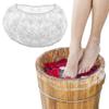 DDKPLASTIC 200-Count Disposable Pedicure Spa Liners  Clear Foot Bath Liners, 48" x 48" x 9.5 Mic Thickness, Leak-Resistant, Fits All Pedicure Tubs  Ideal for Home & Salon Use view 1