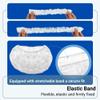 DDKPLASTIC 200-Count Disposable Pedicure Spa Liners  Clear Foot Bath Liners, 48" x 48" x 9.5 Mic Thickness, Leak-Resistant, Fits All Pedicure Tubs  Ideal for Home & Salon Use view 4
