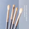 10pcs Makeup Brushes Ultra Soft Premium Synthetic Kabuki Foundation Powder Eyeshadow Makeup Brush Set with Makeup Brushes Cleaner Pad Make up Tool (10 Brush Set +PU Bag + Cleaner Pad) view 3