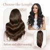 Tape in Hair Extensions Human Hair 12 Inch Dark Brown 20pcs 40g/pack Straight Seamless Weft Skin Invisible Thick Human Hair Tape in Extensions for Women (#2, 12 Inch) view 3