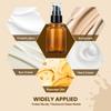 OHEETU 2PCS 80ML/2.7OZ Amber Plastic Lotion Pump Bottles Refillable Cosmetic Sample Travel Storage Container Reusable Facial Care Emulsion Essence Dispenser Vials view 3