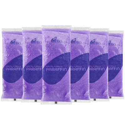 6 Pack Lavender Scented Paraffin Wax Refills for Hands and Feet, Natural Paraffin Wax Blocks for Paraffin Bath Machine, Deep Hydration and Moisturizing Treatment