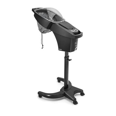 Black Hooded Hair Steamer,Hair Steamer,Adjustable Height,Hair Steamer for Deep Conditioning,Micro Mist Hair Steamer,heatingcap