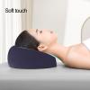 WOOXGEHM 2PCS Face Down Pillow, Breathable Ergonomic Zoning Comfortable Salon Massage Face Pillow, Memory Foam Face Down Cushion (Navy Blue) view 4