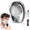 2025 New Berbiget Mini Electric Shaver,mini Portable Shaver for Men,IPX7 Waterproof Wet/Dry,USB Rechargeable Travel for Travel (Silver) view 1