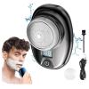 2025 New Berbiget Mini Electric Shaver,mini Portable Shaver for Men,IPX7 Waterproof Wet/Dry,USB Rechargeable Travel for Travel (Black) view 1