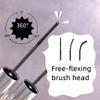 Black Waterproof Mascara for Fine Short Eyelash, Small Wand Brush Mascara, Long-Lasting, Smudge-proof, Voluminous Eyelashes, Gift (Black, 2PCS) view 2