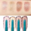 5 color set Eyeshadow Stick Eye Brightener Stick Eyeliner Pencil Cream Shimmer Glitter Women Eye Makeup Eye Shadow Sticks Pencil Highlighter Natural Waterproof Long Lasting view 2