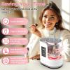 THEMARS 3 IN 1 Electric Makeup Brush Cleaner Machine With Dryer, USB Portable Automatic Cosmetic Brushes Cleaner (White) view 3