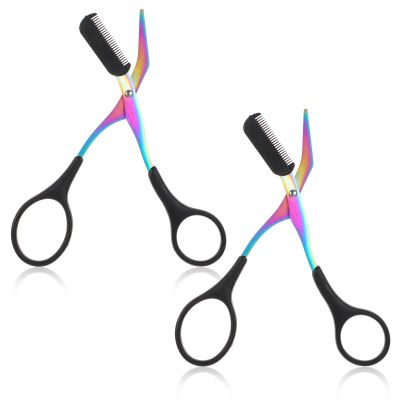 Giantree Eyebrow Trimmer Scissor, Eyebrow Scissors Eyebrow for Women, Professional Eyebrow with Comb, Non-Slip Eyebrow Cutter Eye Brow Razors Makeup Tool Accessories