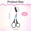 Giantree Eyebrow Trimmer Scissor, Eyebrow Scissors Eyebrow for Women, Professional Eyebrow with Comb, Non-Slip Eyebrow Cutter Eye Brow Razors Makeup Tool Accessories view 4