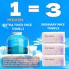 Face towels rollHanging face towel disposableDisposable face towels, MIXUISEE cotton face clothssuper thick 150% face wipes, Suitable for makeup removal and cleansing (Thickened 140 PCS) view 3