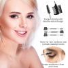 Giantree 3Pcs Eyebrow Brush, 3 Head Eyebrow Eyelash Eyelash Comb, Eyebrow Brush Eyelash Separator Tool Eyelash for Separating Lashes, Eliminating Mascara Clumps, Grooming Brows Cosmetic Travel(Black) view 3