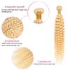 Michanliana Gold Blonde 613 Human Hair Bundles 10 12 14 Inch Water Wave Bundles Human Hair 12A Raw Unprocessed Virgin Quick Weave Hair for Black Women Gold Blonde 613 Color view 3