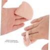 6pcs Triangle Powder Puff with Plush Cloth Fan Shape for Makeup view 3