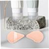 6pcs Triangle Powder Puff with Plush Cloth Fan Shape for Makeup view 4