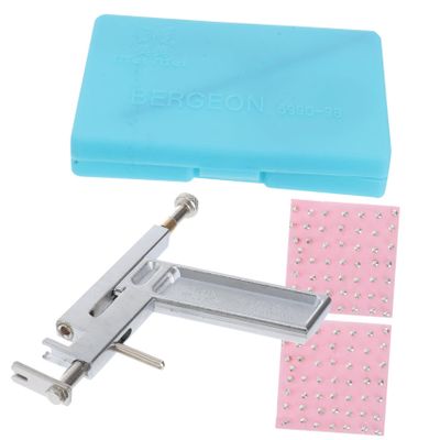 ASAKKURA 1set Painless Ear Piercing Tool Kit Steel Ear Piercer for Home Shop Use Easy to Use for Women Girls Boy Girl Accurate Perforation for Beautiful Earrings