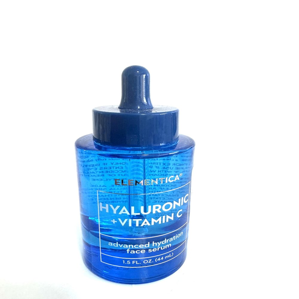 ELEMENTICA Hyaloronic+Vitamin C Face oil serum, 1.5 FLOz, NO BOX