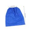 TOBBOMEY 10pcs Disposable Bath Skirt for Women Non-woven Lightweight Convenient Wearable Bath Towel Salons Spas and Sauna Use Blue view 2