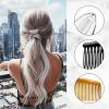 18 Pieces Banana Hair Clips Classic Hair Comb Banana Clips Ponytail Hair Holder for Women Girls, 6 Styles view 2