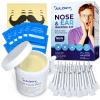Nose Wax Kit, 120 g Wax, 30 Applicators,Nostril and Ears Hair Removal Kit for Men & Women,Includes 15 Balm Wipes and Mustache Guards etc. Lasts up to 6 Weeks view 1