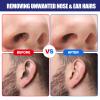Nose Wax Kit, 120 g Wax, 30 Applicators,Nostril and Ears Hair Removal Kit for Men & Women,Includes 15 Balm Wipes and Mustache Guards etc. Lasts up to 6 Weeks view 2
