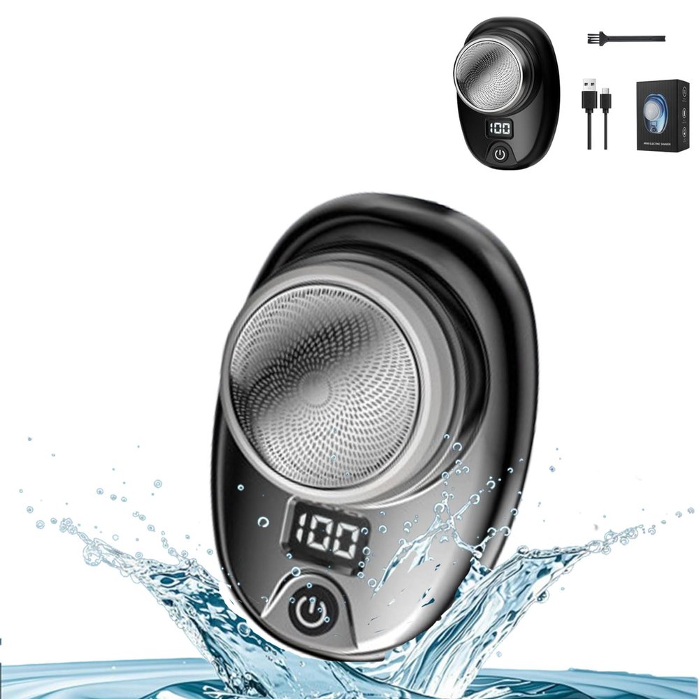 2025 New Mini Shaver,Mini Electric Shaver,Mini Electric Shaver Pocket Size Waterproof Razor Washable Portable,Wet Dry Electric Shavers for Travel, Office (#2)