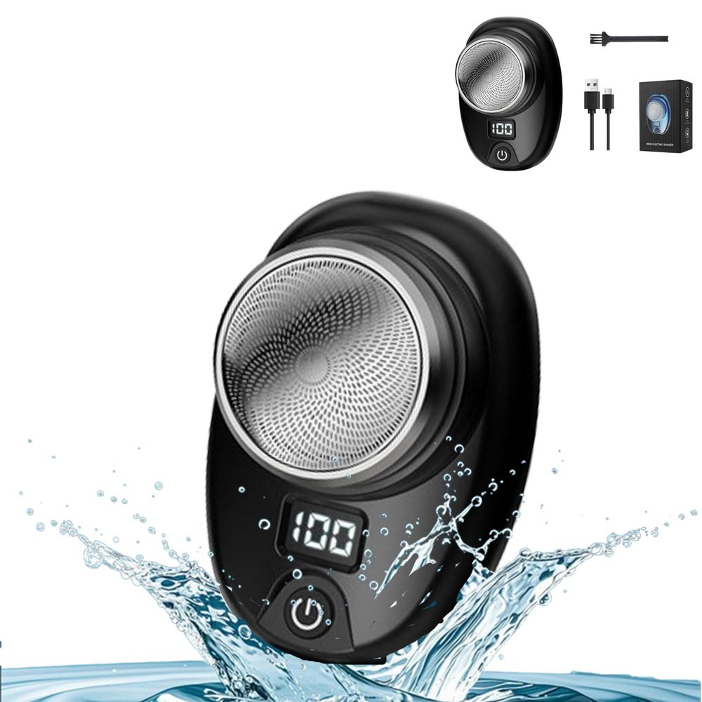 2025 New Mini Shaver,Mini Electric Shaver,Mini Electric Shaver Pocket Size Waterproof Razor Washable Portable,Wet Dry Electric Shavers for Travel, Office(#1)