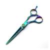 6 Inch Green Barberhaircutting Scissors, Toothhaircutting Scissors, Thinninghaircutting Scissors, Flathaircutting Scissors, Special for Salon Hair Cutting Shears(Cutting) view 1