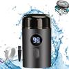 NTDRULFK Electric Razor for Men & Women, Upgrade 18-Blade, 3D Micro Float Shaver, IPX7 Waterproof, Portable & Travel-Friendly, Modern Style, Gray view 1